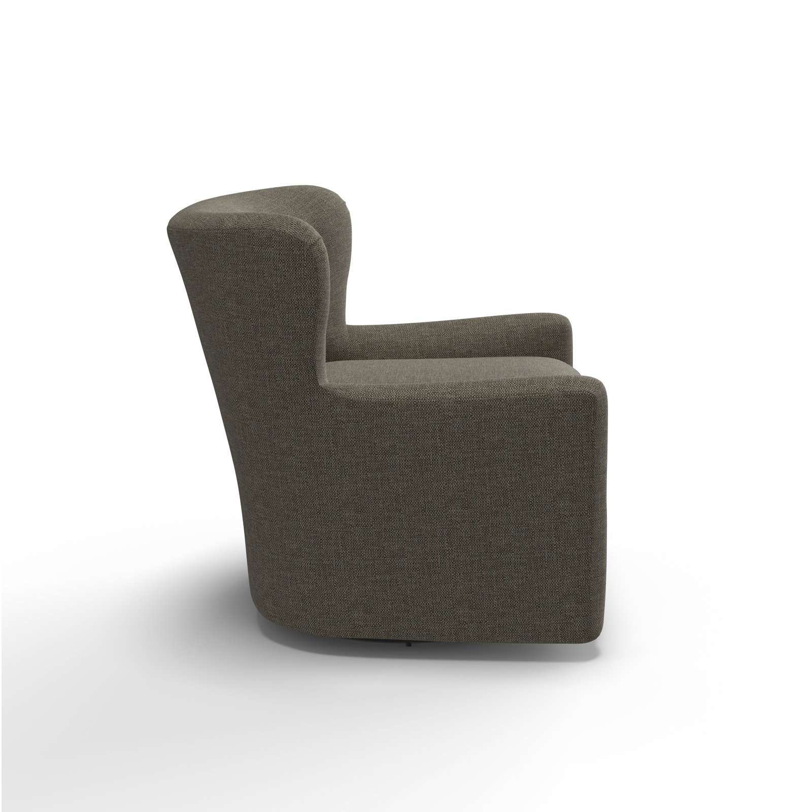 Bendigo Upholstered Wingback Chair, Slate Performance Weave