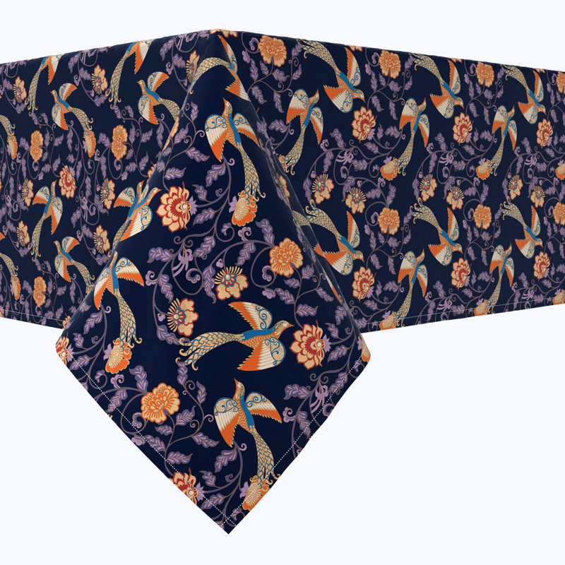 Floral 48 Cotton Tablecloths, 104" x 52"