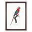 Scarlet Macaw Parrot by F. Levaillant - Picture Frame Painting Print-55614092-55614095