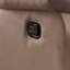 Fauteuil inclinable brun avec accoudoirs coussinés