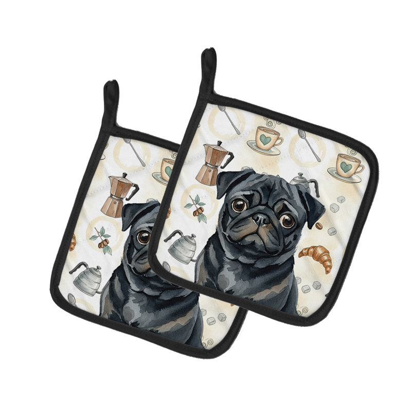 Paire de porte-cafetières Black Pug Coffee Bar