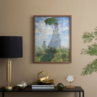 Reproduction encadrée vintage en bois massif XLIII