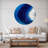 Blue Agate Crystal - Modern wall clock-1716748379