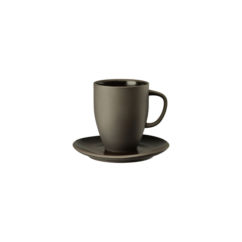 Junto Handmade Stoneware Coffee Mug, Slate Gray