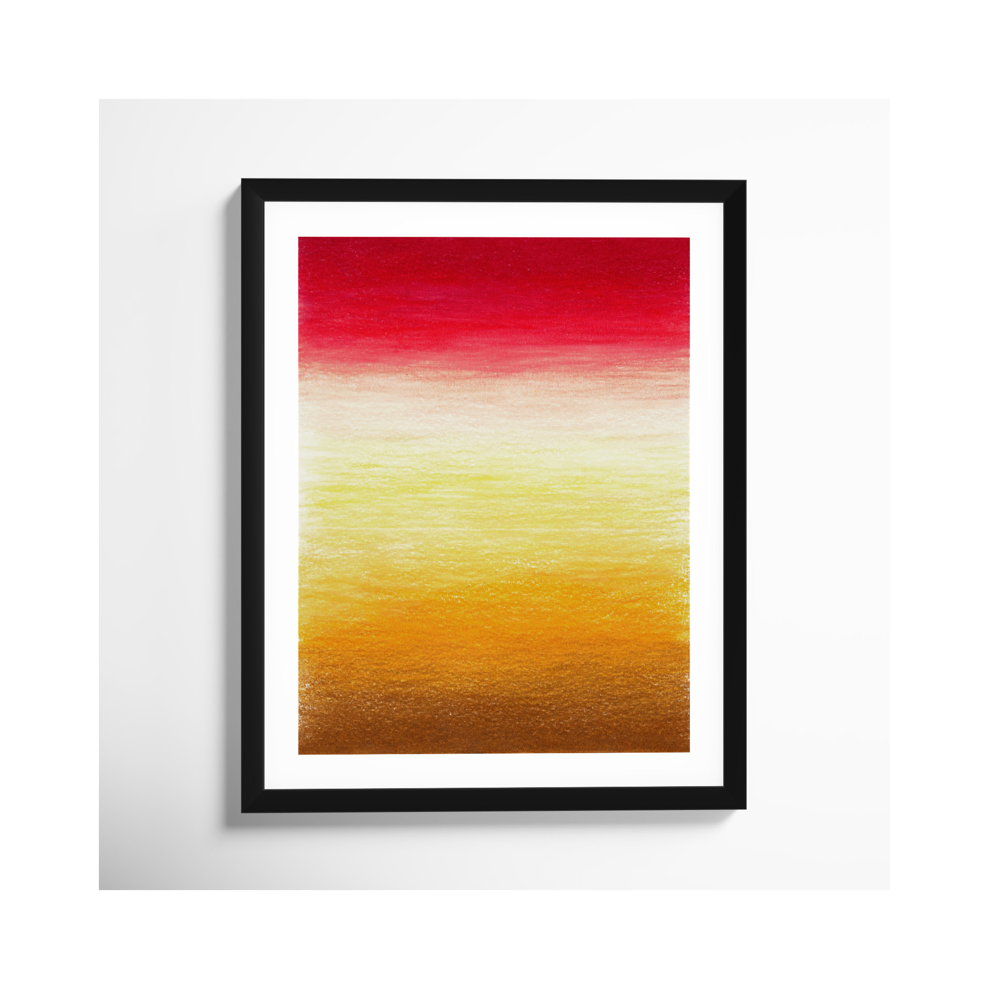 Tie-Dye Sunset by Katy Montica, 24" W x 30" H, Black