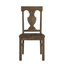 Chaise d'appoint en chêne Heneretta