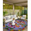 Tapis décoratif à motif floral mauve clair Paris Collection-945251992