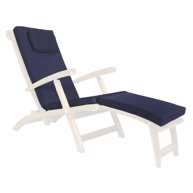 Coussin de chaise Java, Bleu