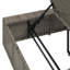  Chaise longue en rotin de polyester gris avec coussin flottant-809185839-809185835