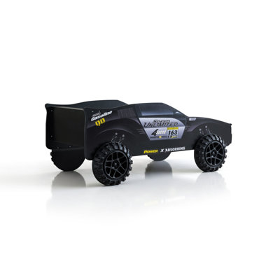 Lit simple moderne de style moderne de style Jeep rapide avec finition ultrabrillante veilleuses à DEL sur les phares, structure métallique, finition noire