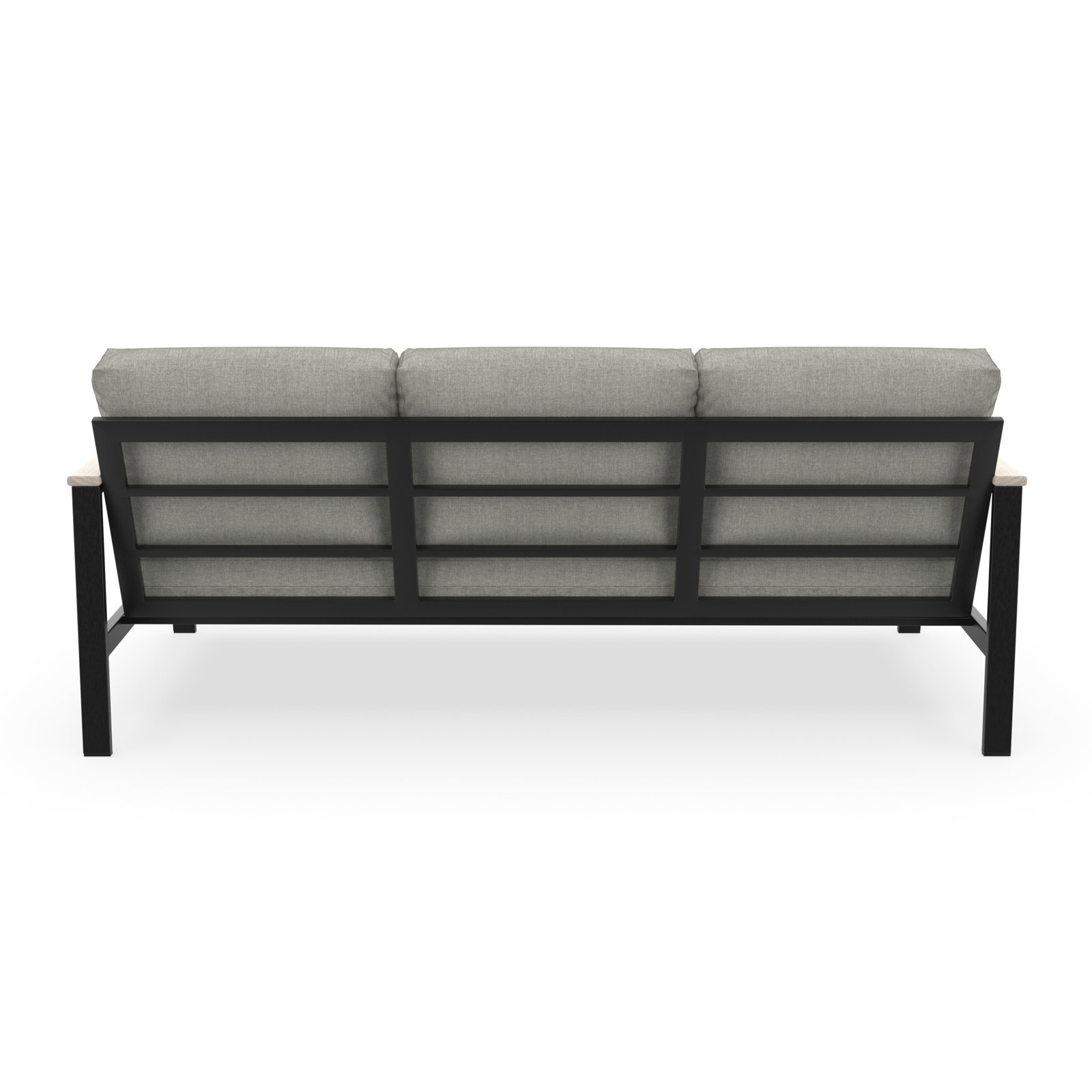 Townsend 80" Sunbrella® Patio Sofa, Canvas Granite Sunbrella® Canvas, Yes, White