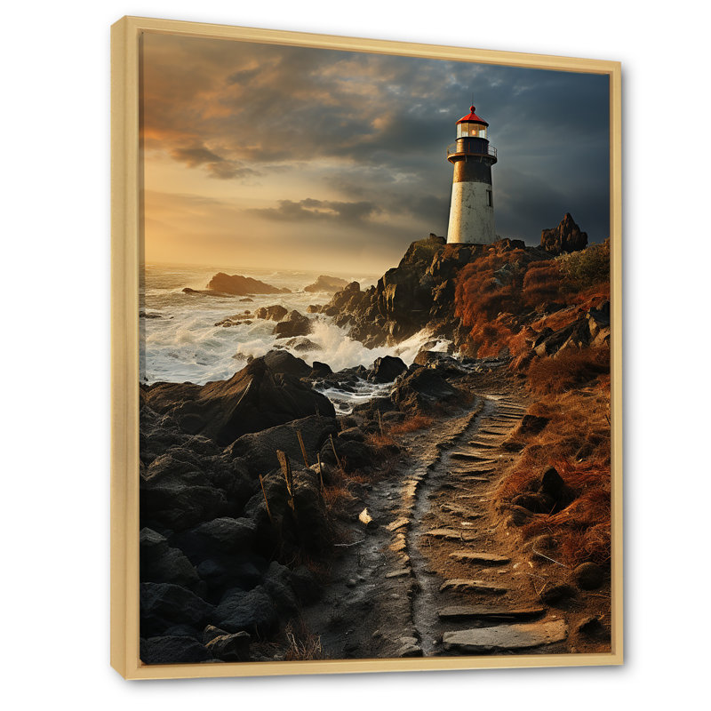 Phare Moody Scenery I, Cadre naturel flottant, H 32 po x l 16 po x P 1 po