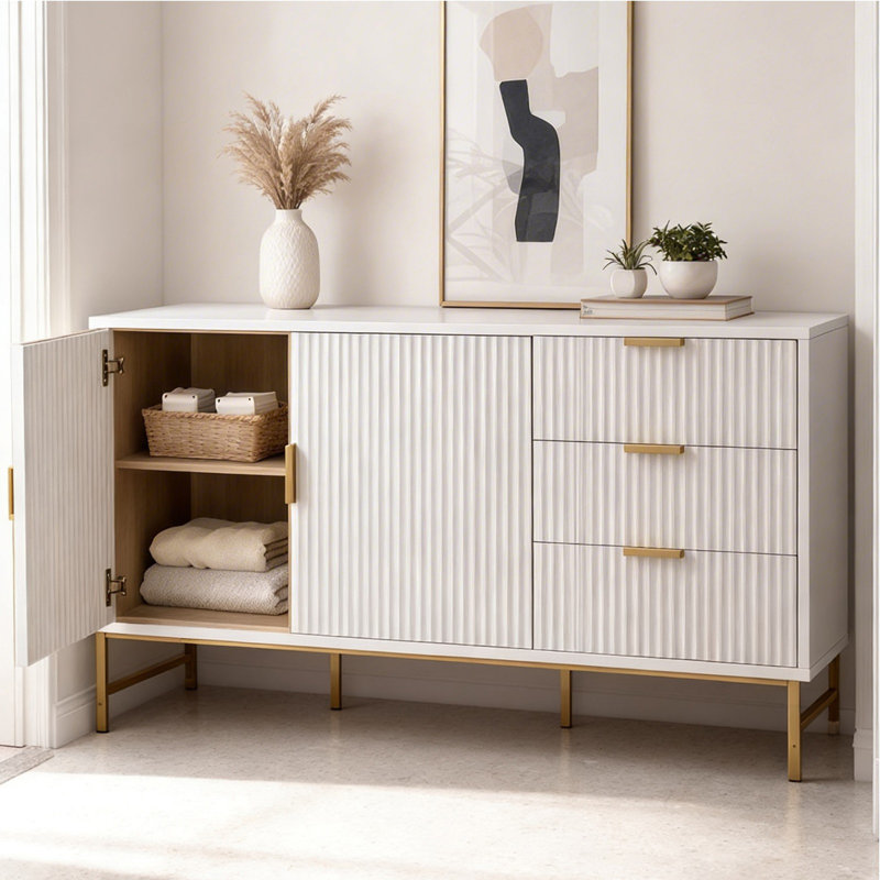 40cm Solid Wood Sideboard