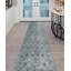 Tapis de couloir en coton sur mesure à motif floral-990739629