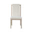 Chaise d'appoint rembourrée brun sable Boca