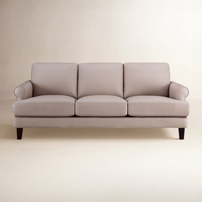Maybell 80" Genuine Leather Sofa