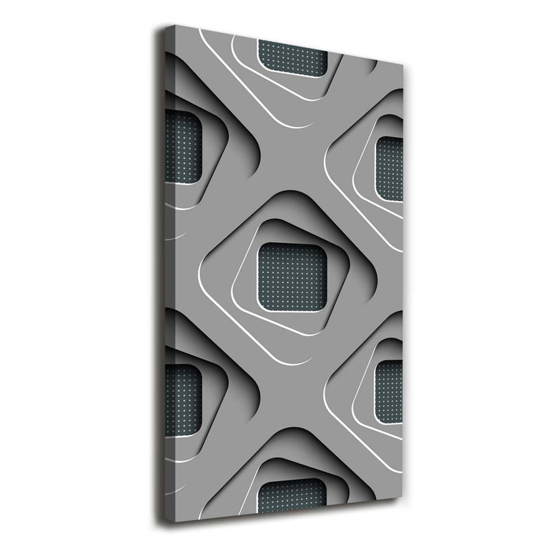 3D Abstraction - Wrapped Canvas Print