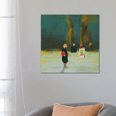 Little Stuff Stuff by Anikó Salamon - Wrapped Canvas Painting