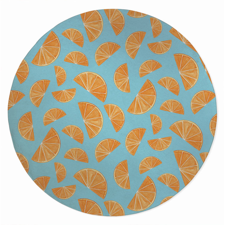 Summer Oranges Outdoor Rug