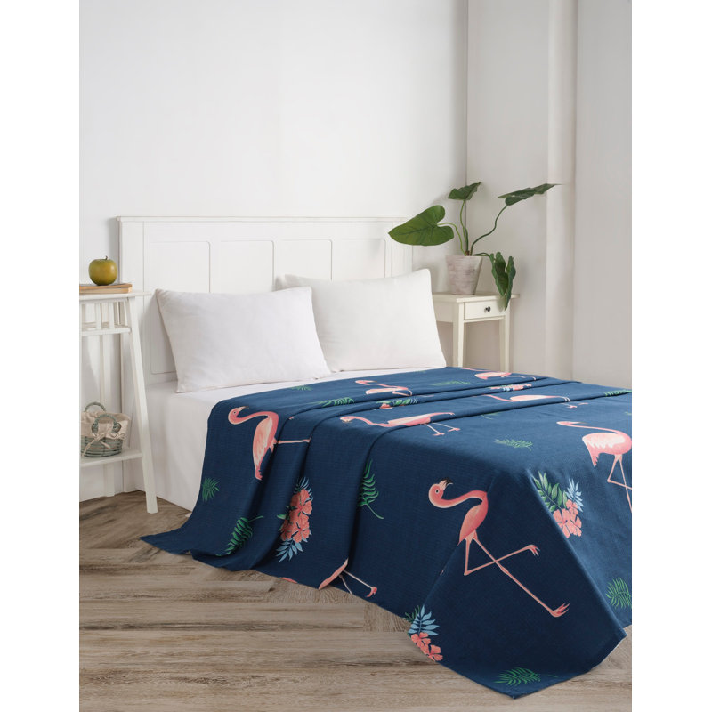 Couvre-lit 100% coton Konnor, Couvre-lit 87 po x 87 po