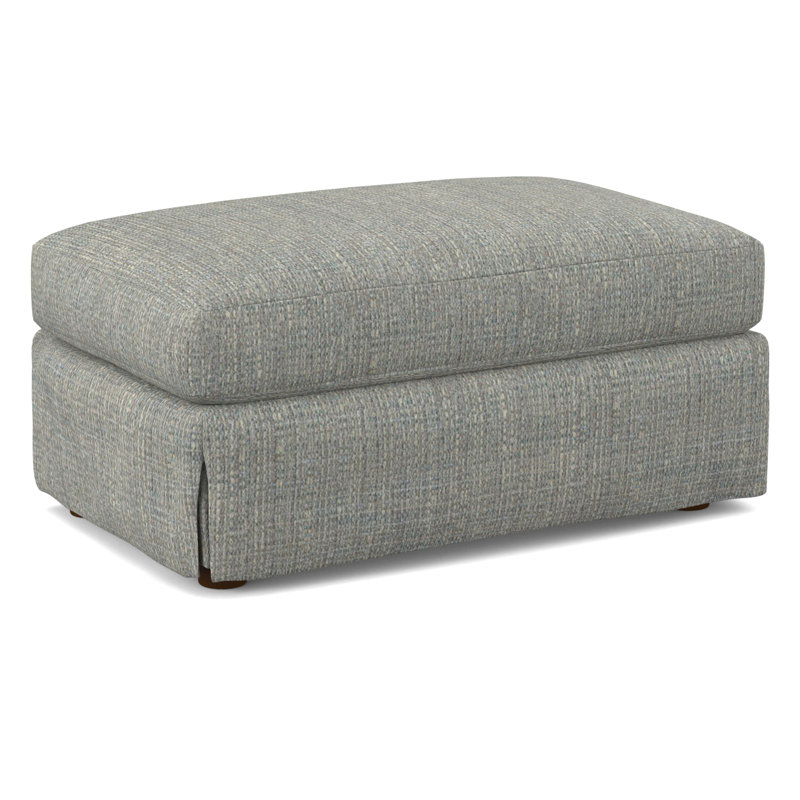 Upholstered Ottoman, Pecan, 61473-73