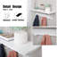 Tablette flottante avec crochets Ciardi - Tablette de rangement murale, rangement compact-823218562-858827532