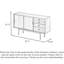 Mid-Century Style Solid Wood Sideboard-767911516