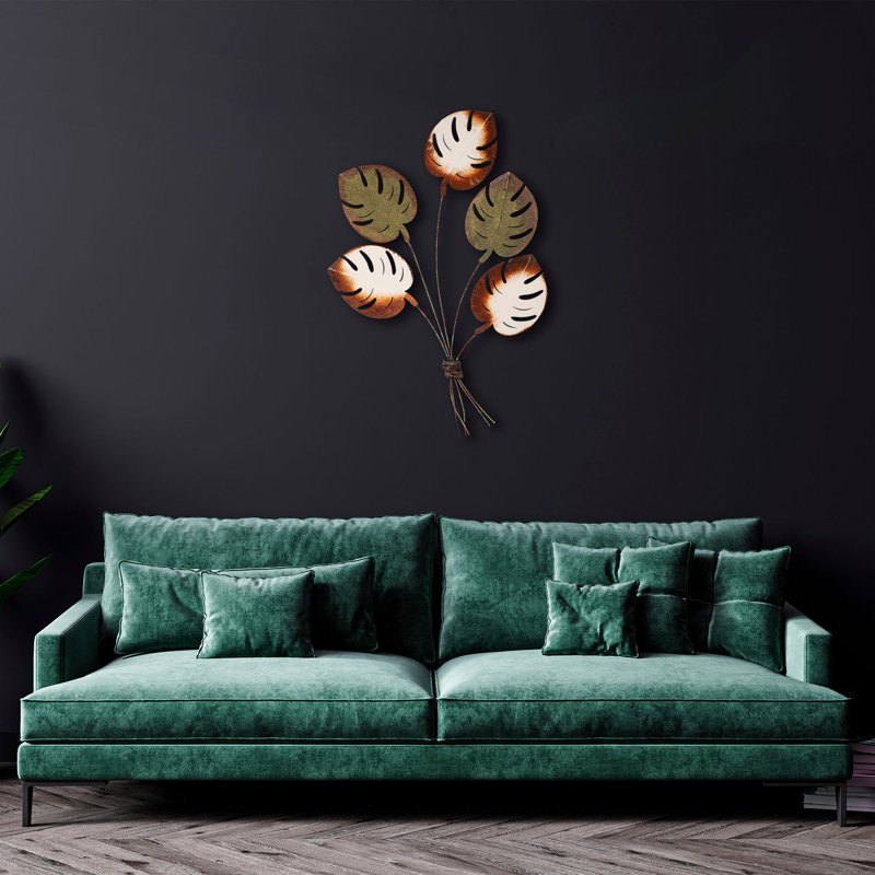Handmade Decorative Metal Wall Accessory, 29.1 x 37.0 inches | 100% Metal Construction (Thickness: 0.06 inches) | Unique Hand-Painted Finish - Color Variations May Occur | Perfect for Home Decor & Art Enthusiasts