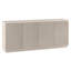 Alston 68" Wide Rectangular Fluted Buffet Table-821148539