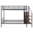 Metal Bunk Bed with Lateral Storage Ladder and Wardrobe-1740790355-1740790356