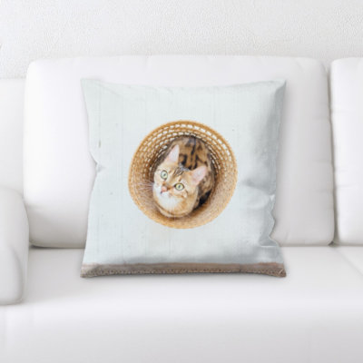 Housse et insert de coussin carré Eaman Animal