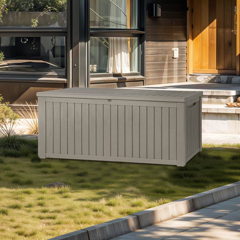 Boîte de rangement en résine résistante à l'eau Balconera 180 gallons