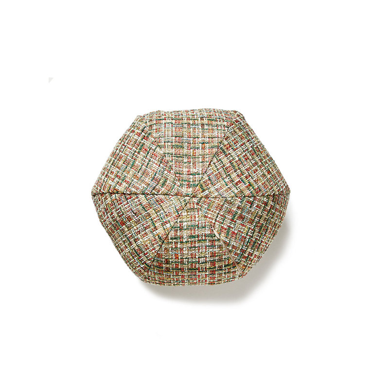 Woodland Estate Circular Pillow Cover & Insert, Olive Coral