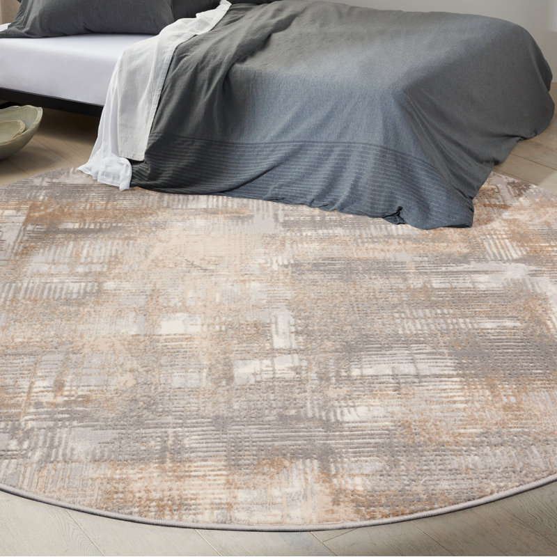 Southwestern Indoor / Outdoor Rug, Round 8'
