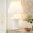 26" Cloudcrest White Ceramic Table Lamp