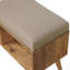 Mango Wood Storage Bench