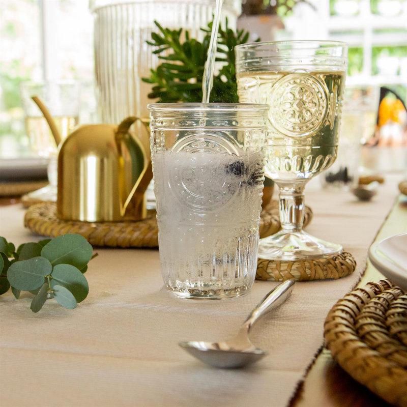 Bormioli Rocco Romantic Highball Glasses, Clear, 12, 340ml