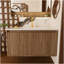 Armoire de meuble-lavabo 30 po sans lavabo en céramique-125034034