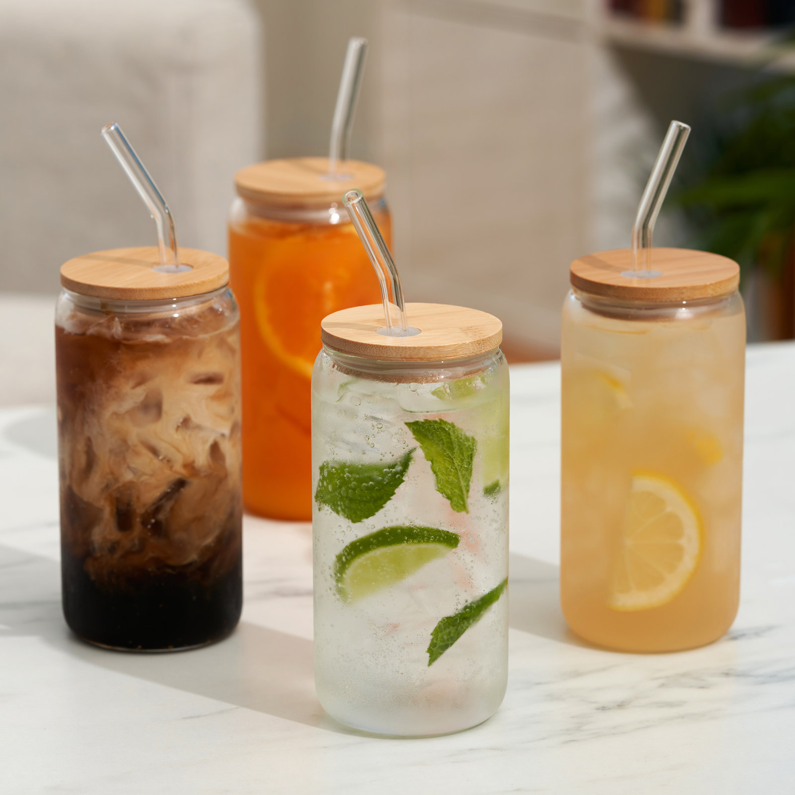 Everyday Glass Tumblers, Set of 4