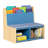 Gapkids Reading Nook With Padded Bench By Delta Children - Greenguard Gold Certified, Indigo Blue-115803077