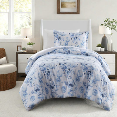 Ensembles de literie à motif floral rétro, microfibre de polyester simple / simple TG, décoration intérieure confortable
