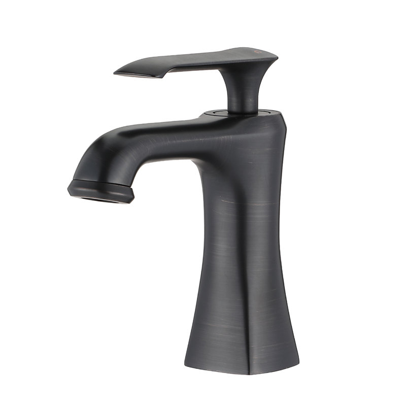 Yearby Single-Hole Single-handle Bathroom Faucet, Oil Rubbed Bronze