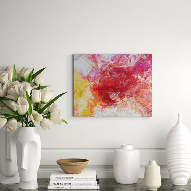 'Sweet Orange' - Wrapped Canvas Painting Print