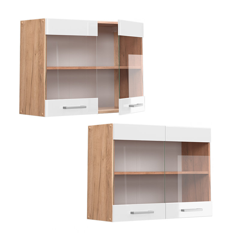 Kaferle Module 12 + front R-Line country house white, White/Beige