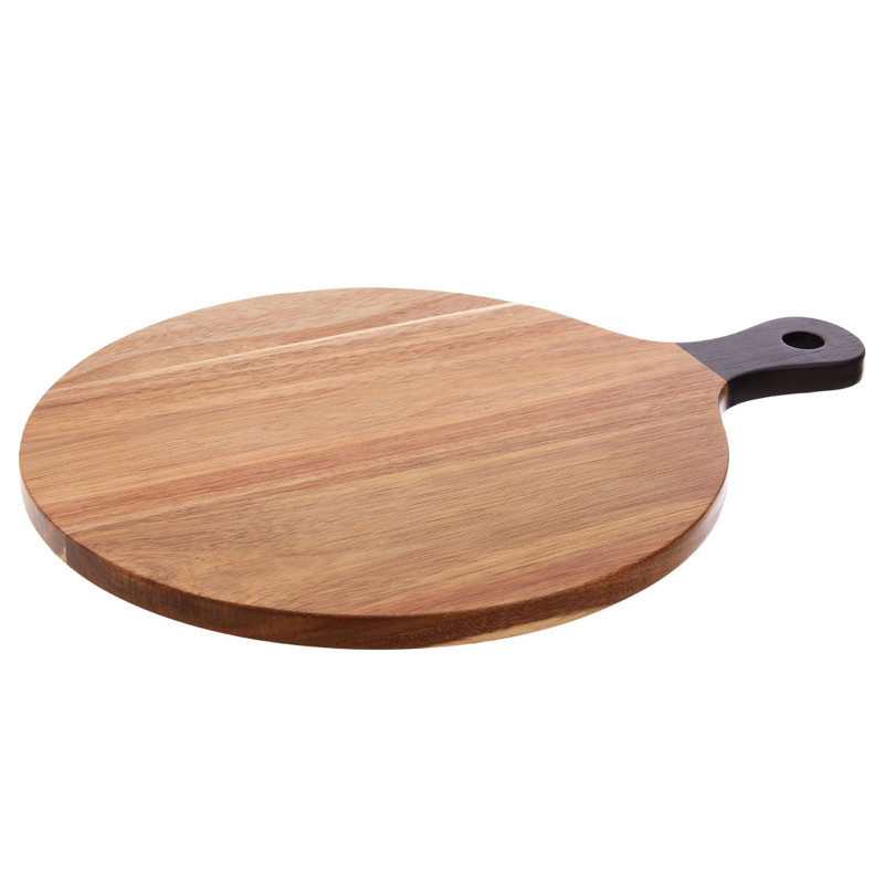 Savoy Wood Chopping Board, 2cm H x 42cm W x 32cm D, Black