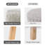 Tabouret de repose-pieds en fourrure artificielle Adelfina