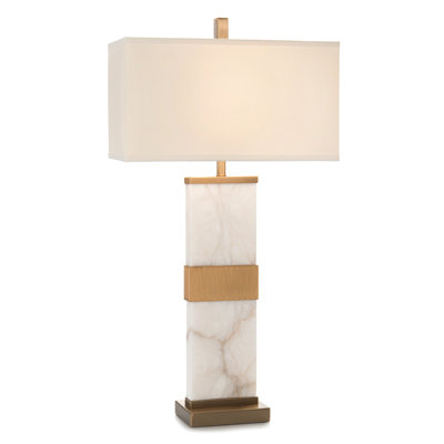 Lampe de table 34,5 po Alabaster