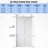 Arch Top White Primed 36"W X 80"H Solid Core Bi-Fold Closet Door With Installation Hardware Kit-117228061