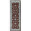 Cornwall Wool Oriental Area Rug in Brown/Ivory/Light Green