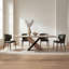 Lannis 79" Solid Oak Cross Leg Dining Table